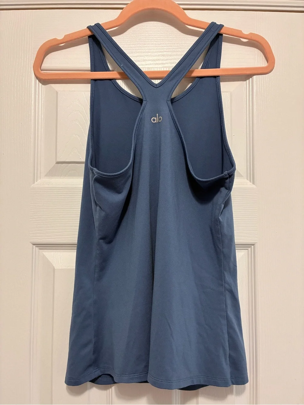 ALO Yoga Slate Blue Racerback Tank